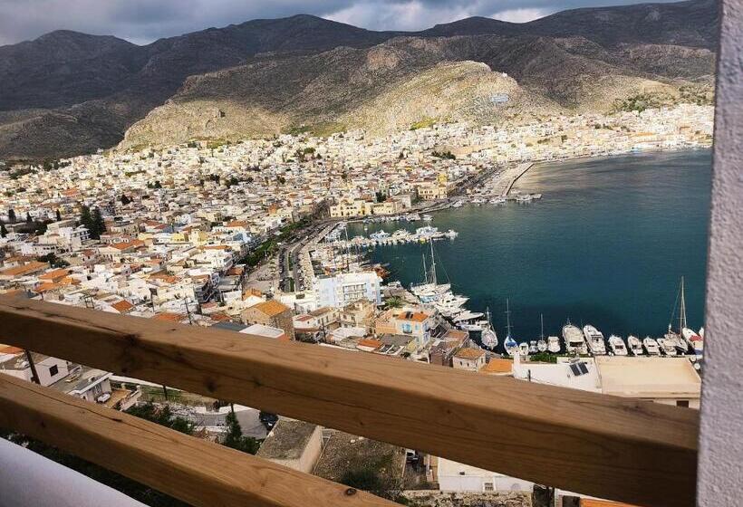 带1个卧室的带海景的公寓, Spongia Apartments Kalymnos