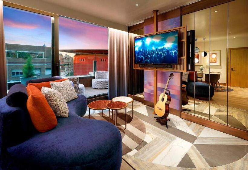 Suite with Terrace, Hard Rock Hotel Madrid