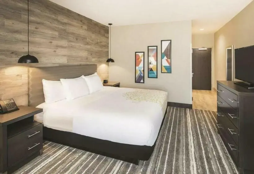 身障者適用キングサイズベッドルーム, La Quinta Inn & Suites By Wyndham Locust Grove