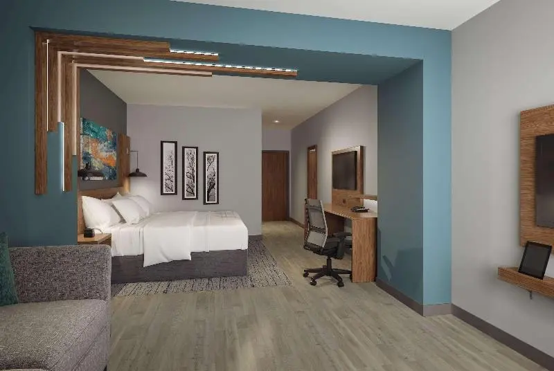 身障者適用キングサイズベッドルーム, La Quinta Inn & Suites By Wyndham Locust Grove