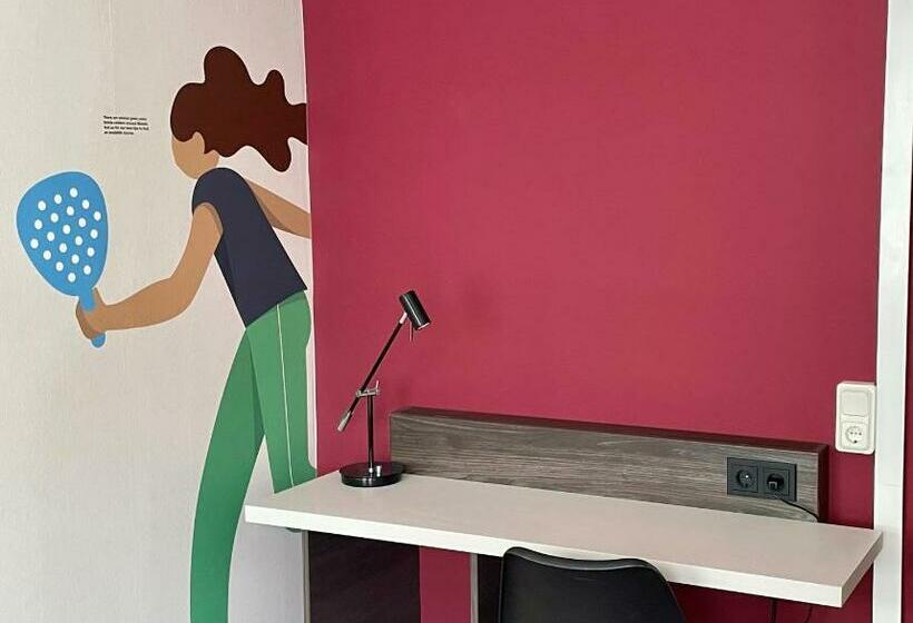 标准单人间共用浴室, N Hostel Malmö City