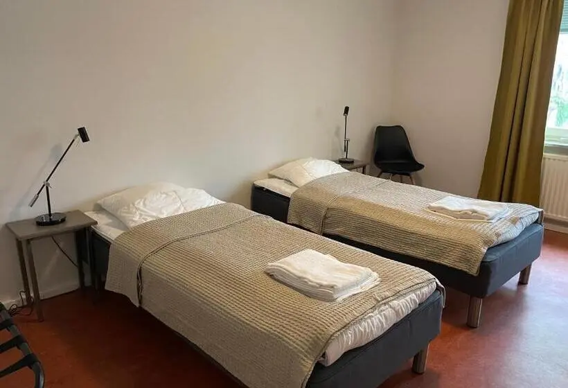 اتاق استاندارد با سرویس بهداشتی مشترک, N Hostel Malmö City