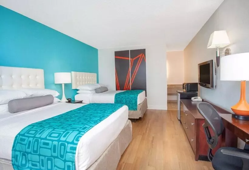 ２ダブルベッドのスタンダードルーム, Americas Best Value Inn Orlando, Fl