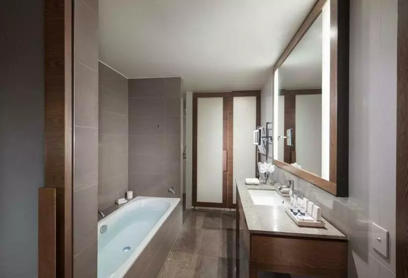 キングサイズベッドのデラックスルーム, Pan Pacific Melbourne