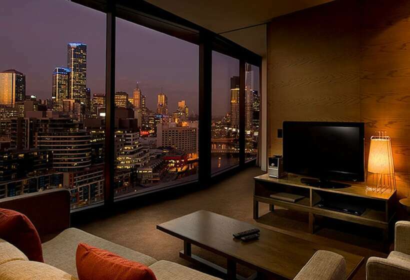 침실 2개 스위트, Pan Pacific Melbourne
