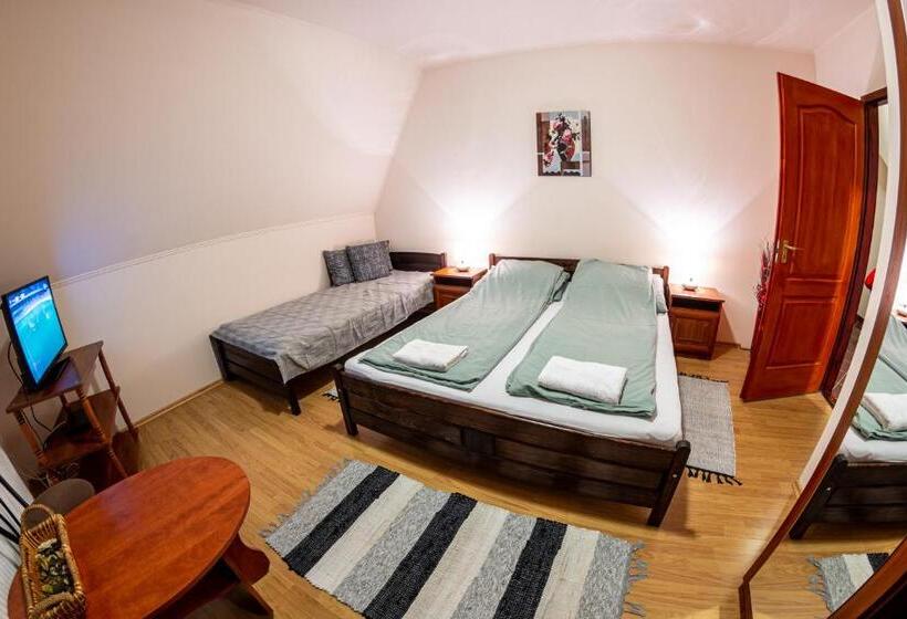 חדר סטנדרט לשלושה, Megálló Wellness Panzió