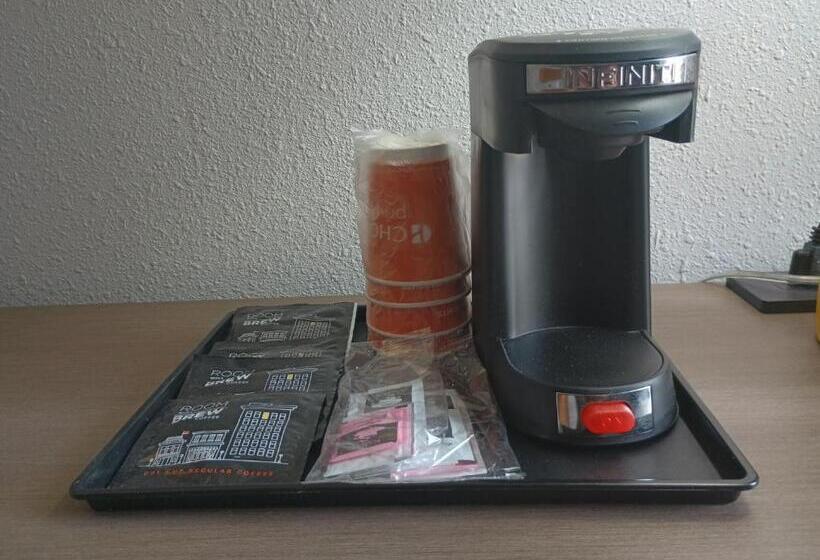 身障者適用クイーンサイズベッドルーム, Rodeway Inn & Suites