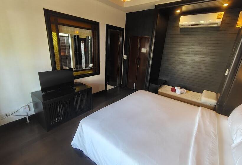 デラックスビラの１ベッドルーム, Bhundhari Residence Koh Samui