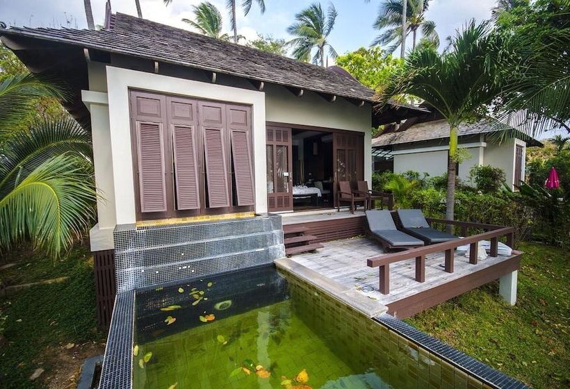 オーシャンビューのデラックス１ベッドルームビラ, Bhundhari Residence Koh Samui