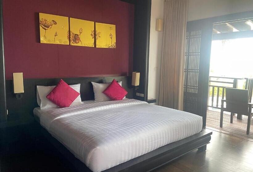 デラックスビラの１ベッドルーム, Bhundhari Residence Koh Samui