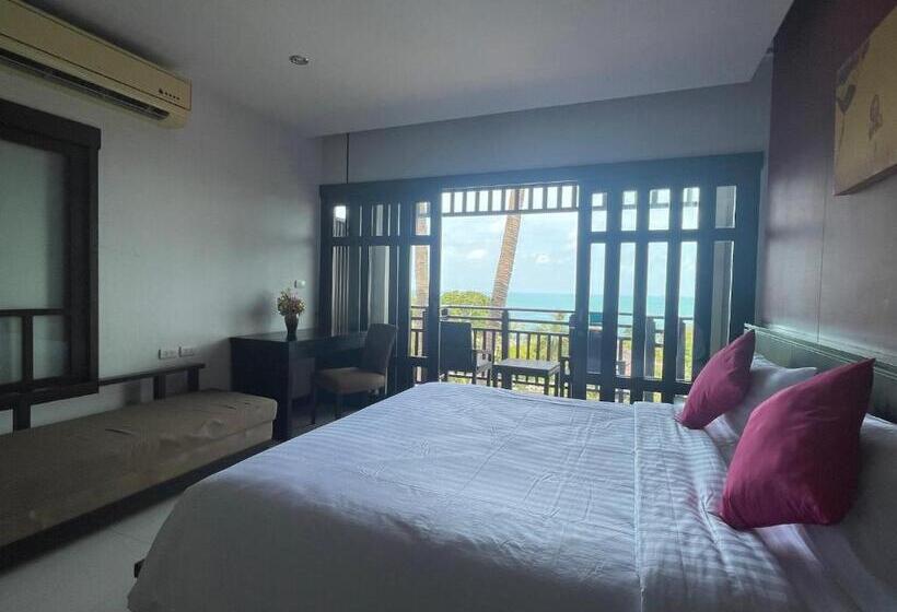 Номер Deluxe Вид на Море, Bhundhari Residence Koh Samui