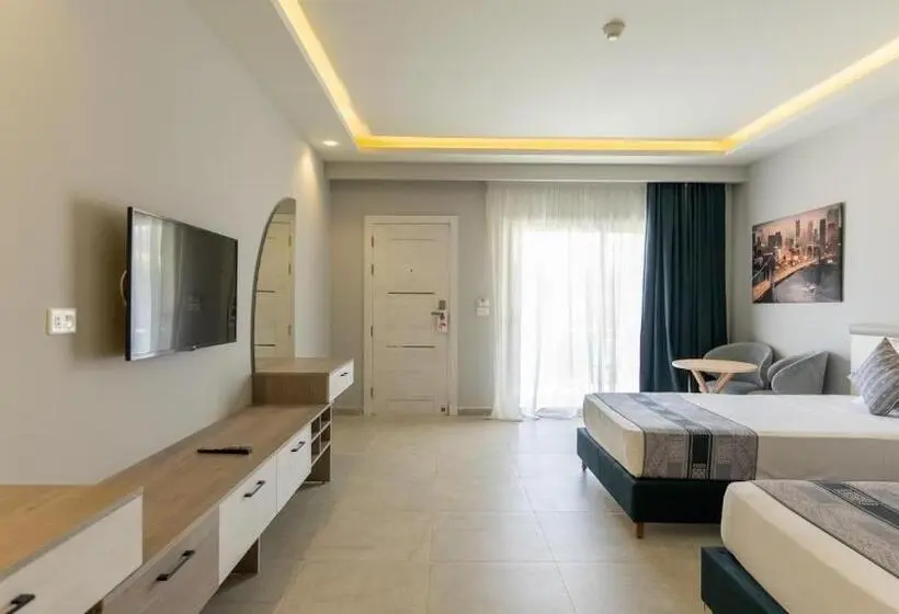 Deluxe-huone Puutarhanäkymä, Aladdin Beach Resort