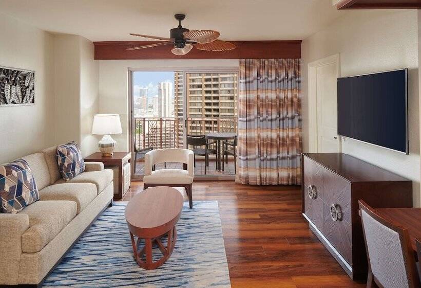 סוויטת 2 חדרי שינה, Hilton Grand Vacations Club Grand Waikikian Honolulu