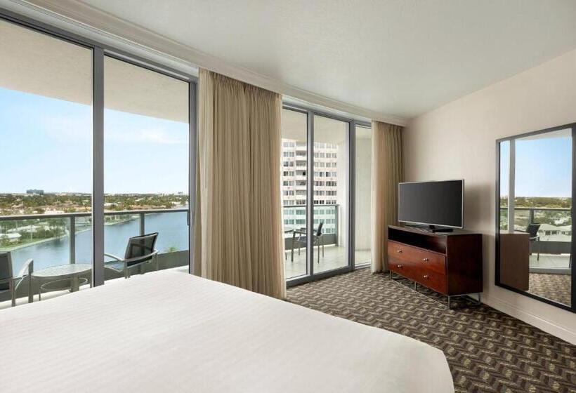 스위트 킹사이즈 침대, Residence Inn By Marriott Fort Lauderdale Intracoastal