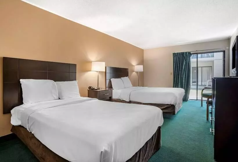 ２ダブルベッドのスタンダードルーム, Rodeway Inn & Suites Rehoboth Beach