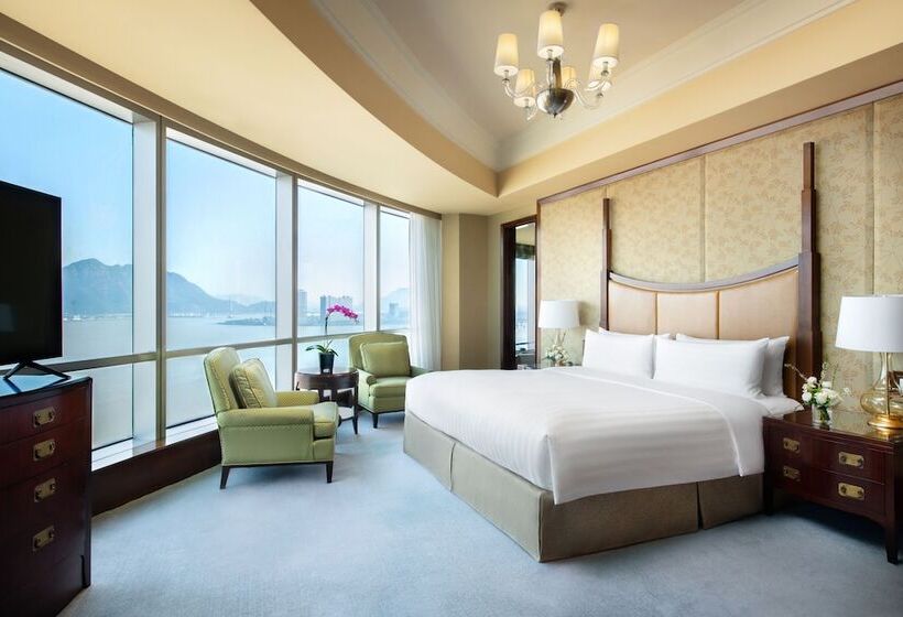 Executive Suite, Shangri La Wenzhou A Panoramic View Of The River, Adjacent To Wenzhou International Convention And E