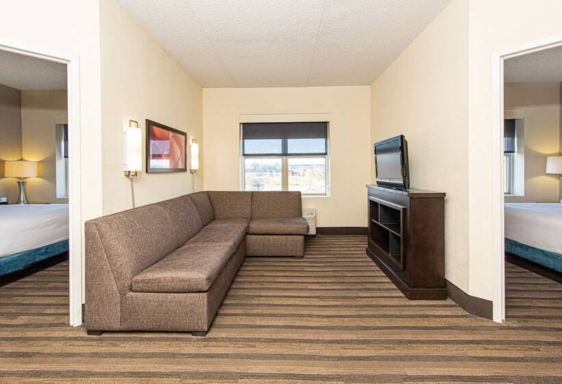 침실 2개 스위트, Hyatt House Chicago Schaumburg