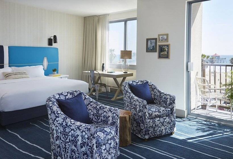 带双人床的标准工作室, Kimpton Shorebreak Huntington Beach Resort, An Ihg