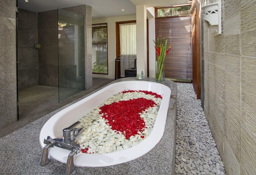 וילה עם חדר שינה אחד ובריכת שחיה, Bali Baliku Private Pool Villas
