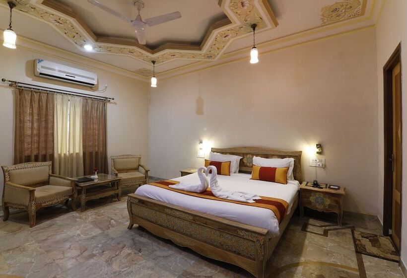 豪华园景房, Marugarh Resort And Spa