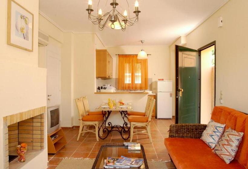 شقة غرفتين نوم مطلة على الحديقة, La Riviera Barbati Seaside Apartments & Villas