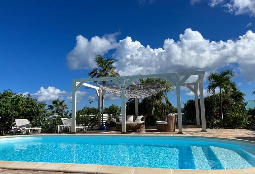 آپارتمان 1 خوابه با چشمانداز دریا, Tiko Lodge Sxm