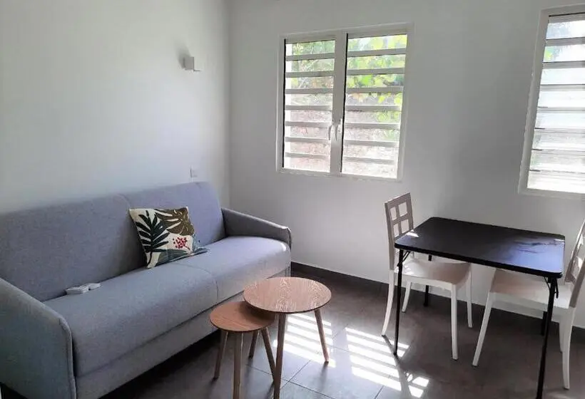 آپارتمان 1 خوابه با چشم‌انداز استخر, Tiko Lodge Sxm