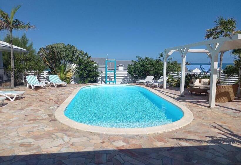 آپارتمان 1 خوابه با چشمانداز استخر, Tiko Lodge Sxm