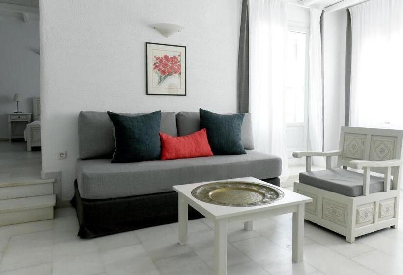 Апартаменты 1 Спальня Боковой Вид на Море, Anthos Apartments
