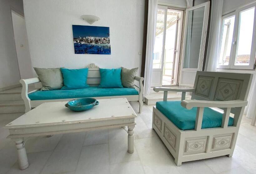 带1间卧室的公寓侧面带海景, Anthos Apartments