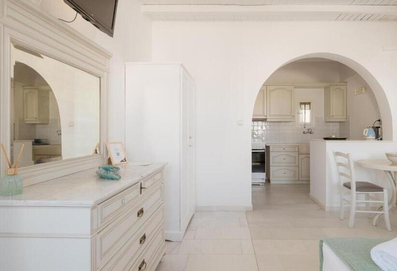 带海景的标准工作室, Anthos Apartments