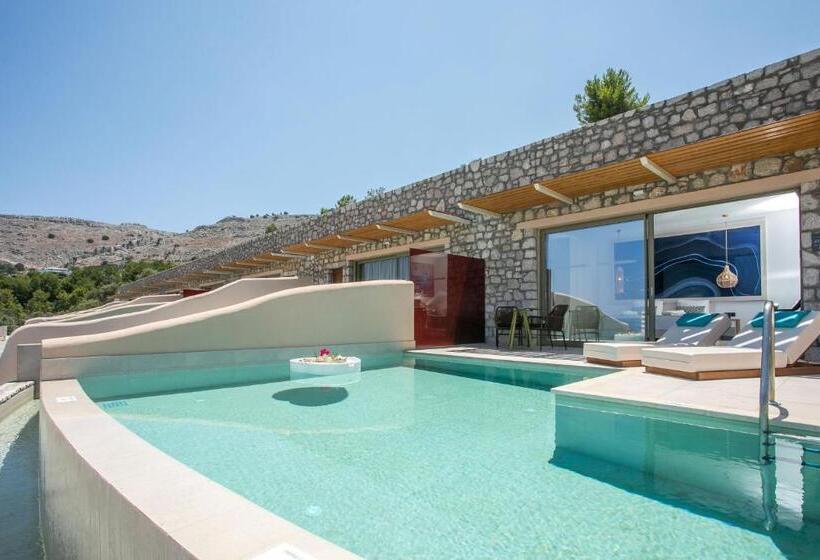 Suite with Pool, Lindos Bay