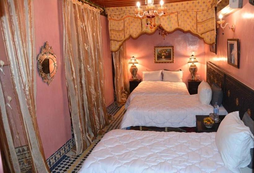 带泳池观景的豪华房, Palais Al Firdaous