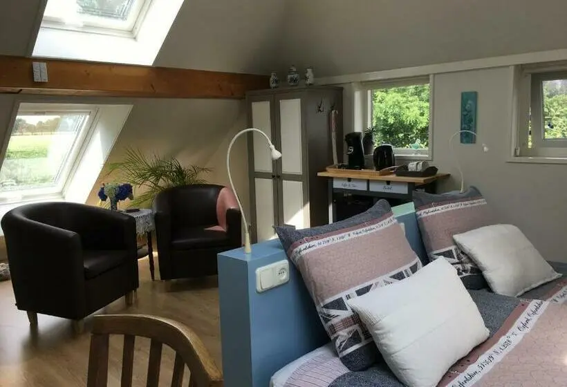 キングサイズベッドのデラックスルーム, Bed & Breakfast Ter Borg