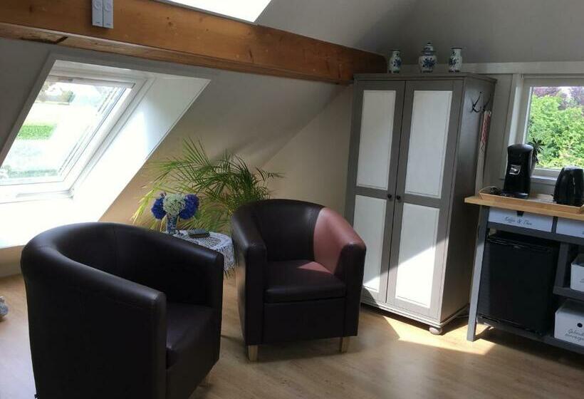 غرفة ديلوكس سرير كينج, Bed & Breakfast Ter Borg