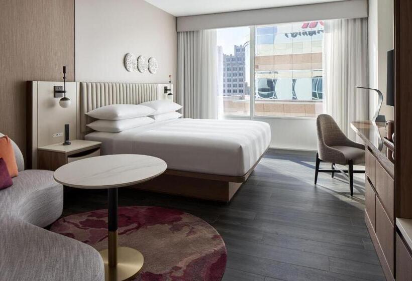 キングサイズベッドのスタンダードルーム, Marriott Bethesda Downtown At Marriott Hq