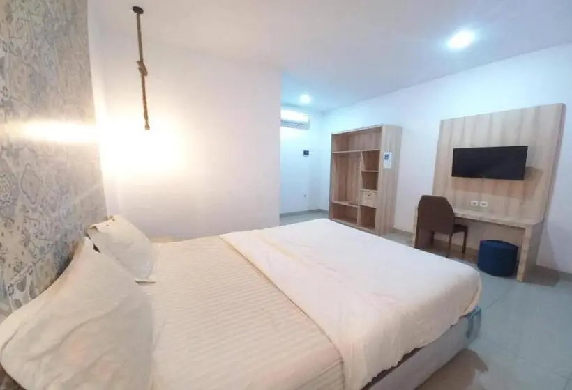 Habitació Deluxe Llit King, Oyo 90510 Sand S Residence