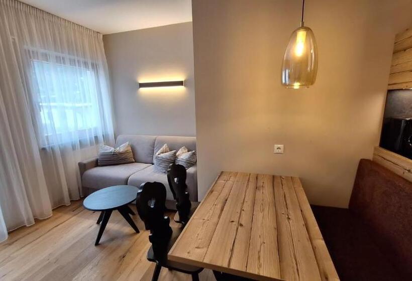 带1个卧室带花园景观的公寓, Alpenspitz Appartements   Garni   B&b