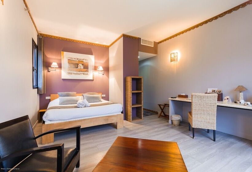 Номер Deluxe с Террасой, Restaurant Spa Disini Montpellier Est, The Originals Relais