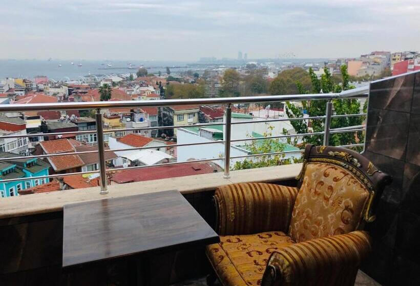 اتاق لوکس با بالکن و چشمانداز دریا, Art City Hotel Istanbul