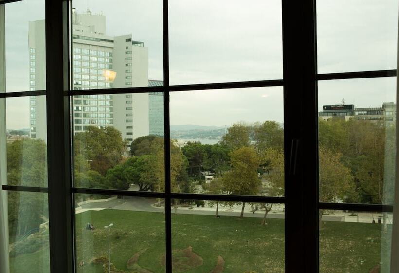 اتاق دلوکس با چشم‌انداز پارک, Germir Palas Hotel   Special Class