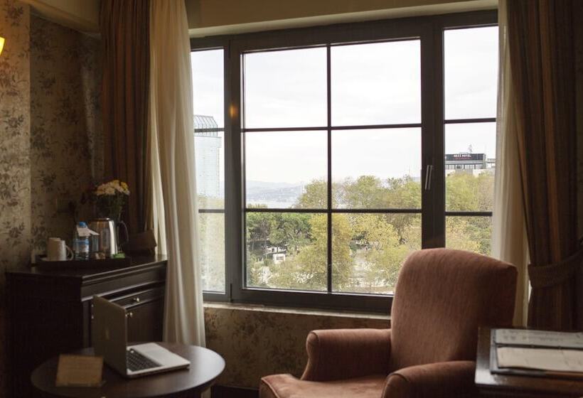 اتاق دلوکس با چشم‌انداز پارک, Germir Palas Hotel   Special Class