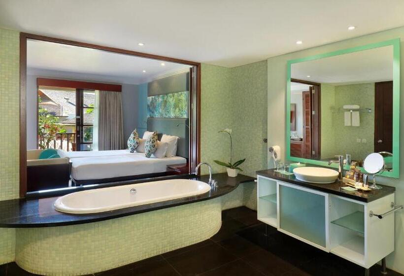 带观景和大床的豪华房间, Novotel Bali Nusa Dua