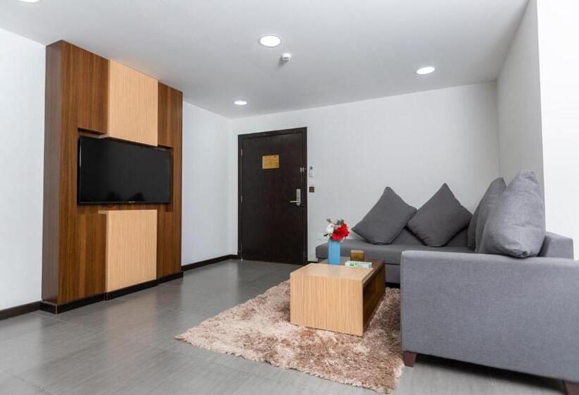 Deluxe-sviitti, اطلالة الشرفة 1 للشقق المخدومة Terrace View 1