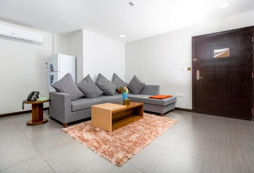 Апартаменты 2 Спальни, اطلالة الشرفة 1 للشقق المخدومة Terrace View 1