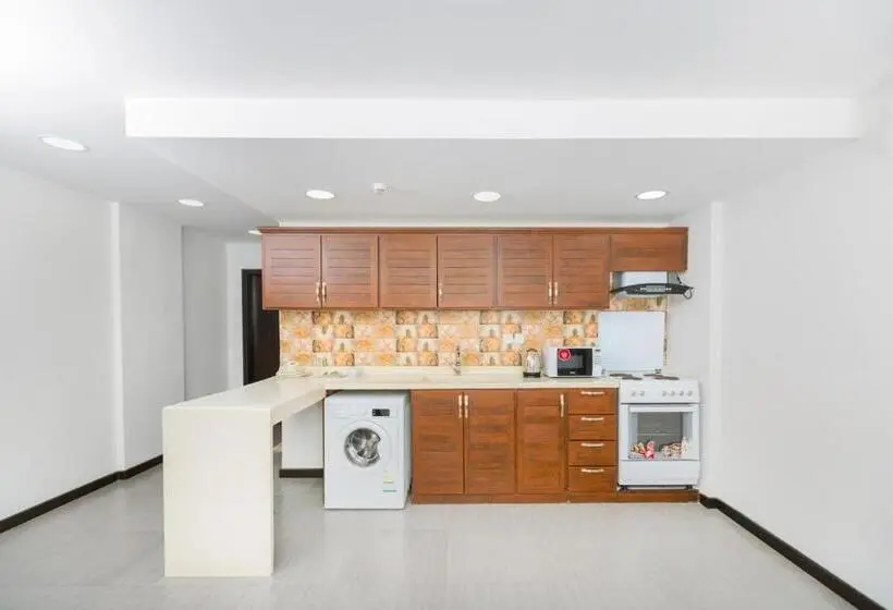 ２ベッドルームアパートメント, اطلالة الشرفة 1 للشقق المخدومة Terrace View 1