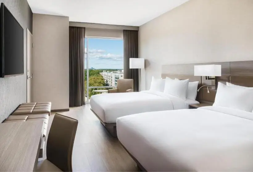 اتاق استاندارد با تخت دو نفره بزرگ, Ac Hotel By Marriott Raleigh Downtown