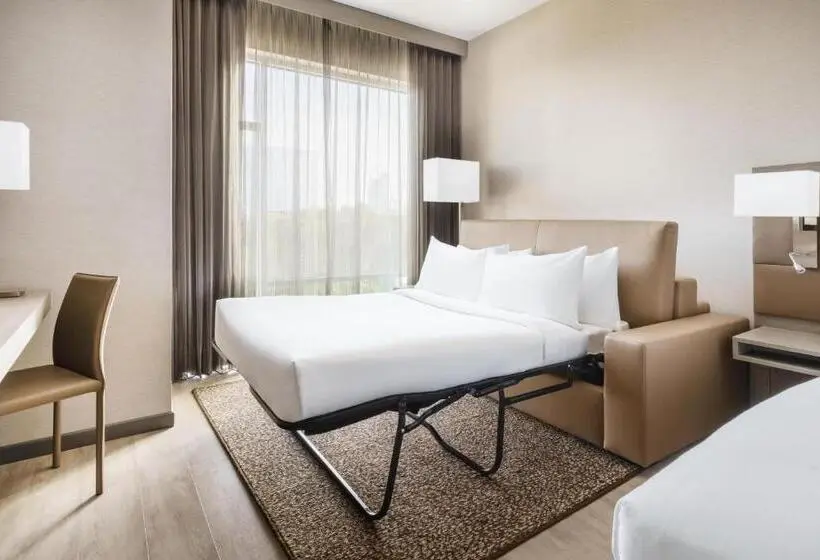 اتاق استاندارد با تخت بزرگ, Ac Hotel By Marriott Raleigh Downtown