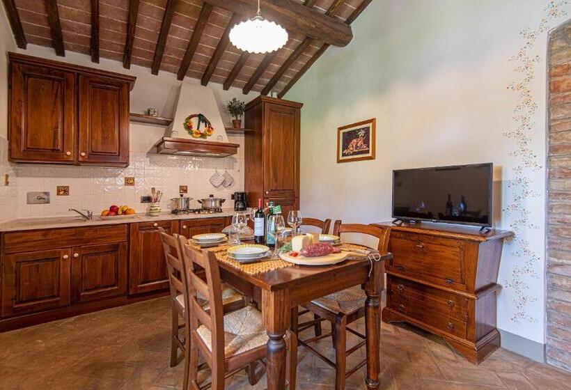 شقة غرفة واحدة مزودة بتراس, Agriturismo Casavaiano