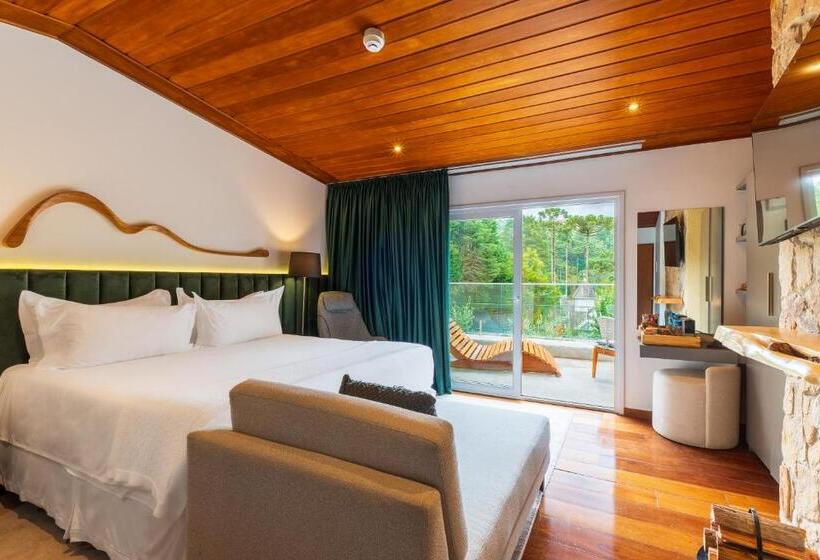 스위트 킹사이즈 침대, Pousada Boutique Figueira Da Serra